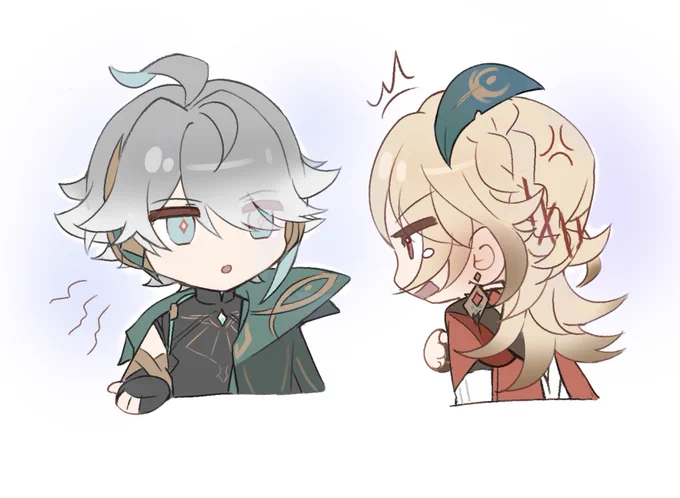 #アルカヴェ #haikaveh The way he acts infront and behind Kaveh…so cute 