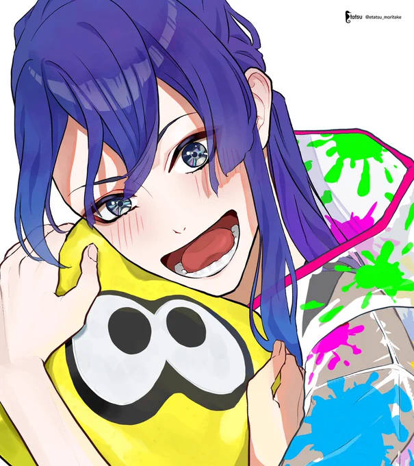 VΔLZ 髪色ムラサキ組#長尾百景#上弦画 