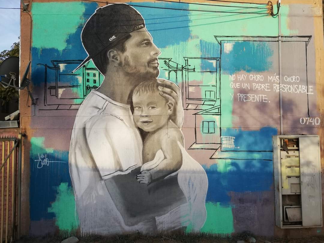 Bajos de Mena, población El Volcán 3, Calle el Sauce con La Lecheria. 
Esta obra la llamé: "El choro de verdad"
Nota: La frase pertenece a Portavoz de su tema "Desde".
#mural #bajosdemena