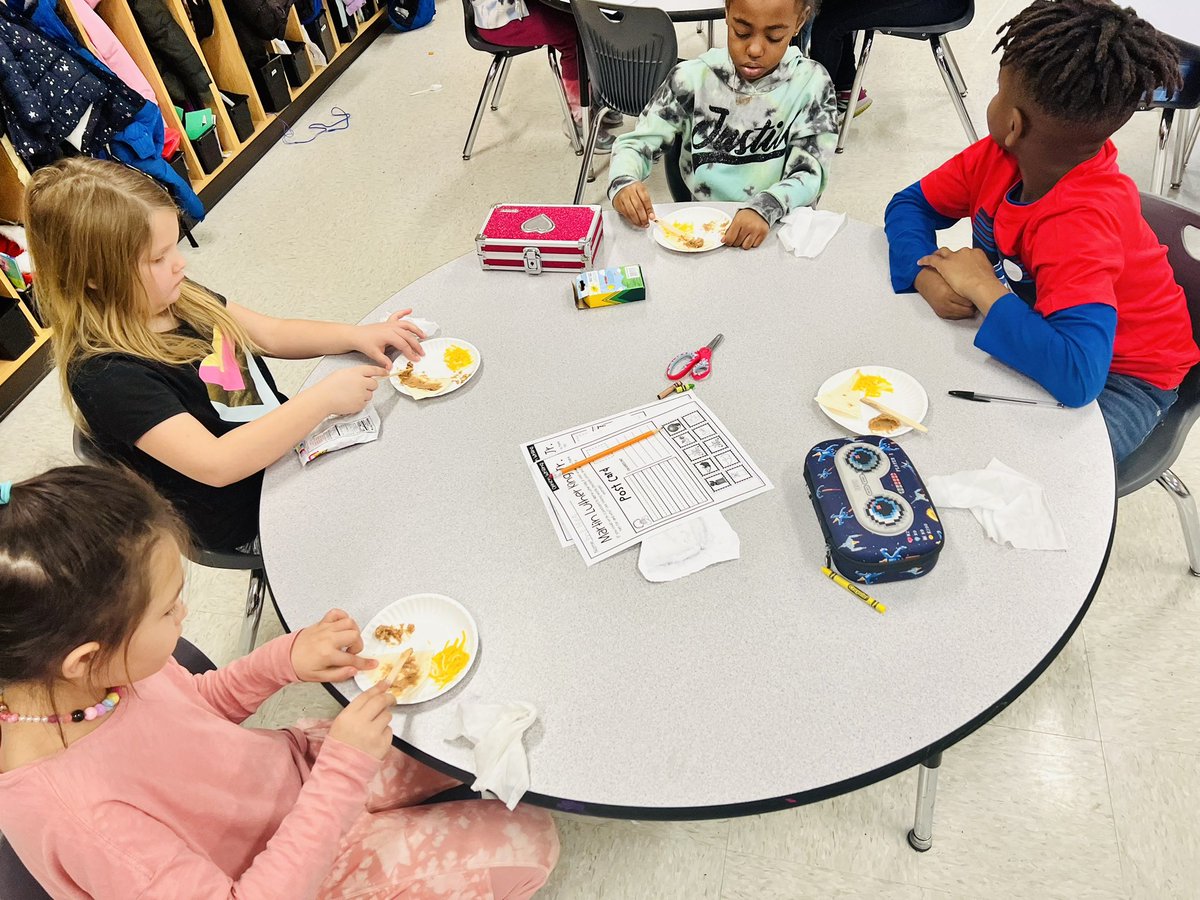 Nutrition class with Ms. Kelly today!!! We love the tasting part!!! #CRE_Cardinals #CREateLeaders #cpsbest #scholarfirst