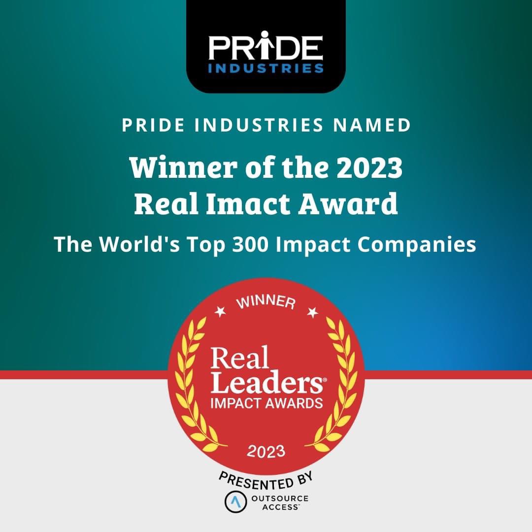 DocJCLuebke's tweet image. PRIDE Industries is #78 out of 300 on the Real Leaders Top Impact Companies list! @tweetsforpride

#WorkforceInclusion #DisabilityInclusion