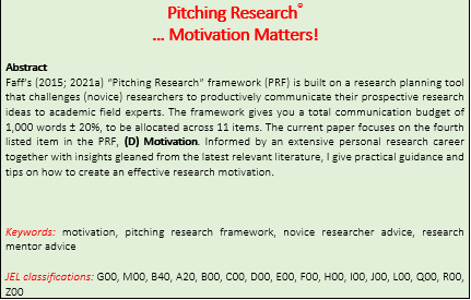 Check out my latest article: NEW ... OUT NOW on SSRN "Pitching Research ... Motivation Matters" linkedin.com/pulse/new-out-… via <a href="/LinkedIn/">LinkedIn</a> <a href="/PiR2e/">InSPiR2eS</a> <a href="/PitchResearch/">Pitching Research</a>