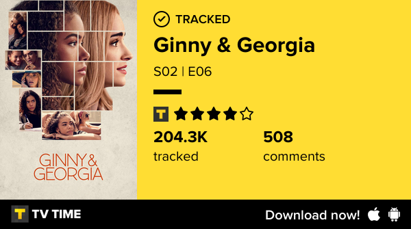 I've just watched episode S02 | E06 of Ginny &amp; Georgia! tvtime.com/r/2GFpW #tvtime