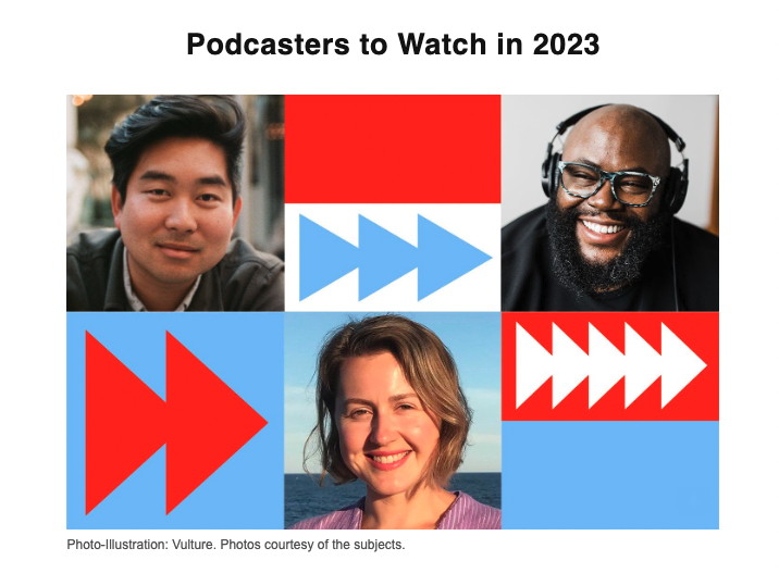 Been working on some things for a while. They're coming out soon. Stoked to be on this list from <a href="/vulture/">Vulture</a>  with so many people I love and respect.