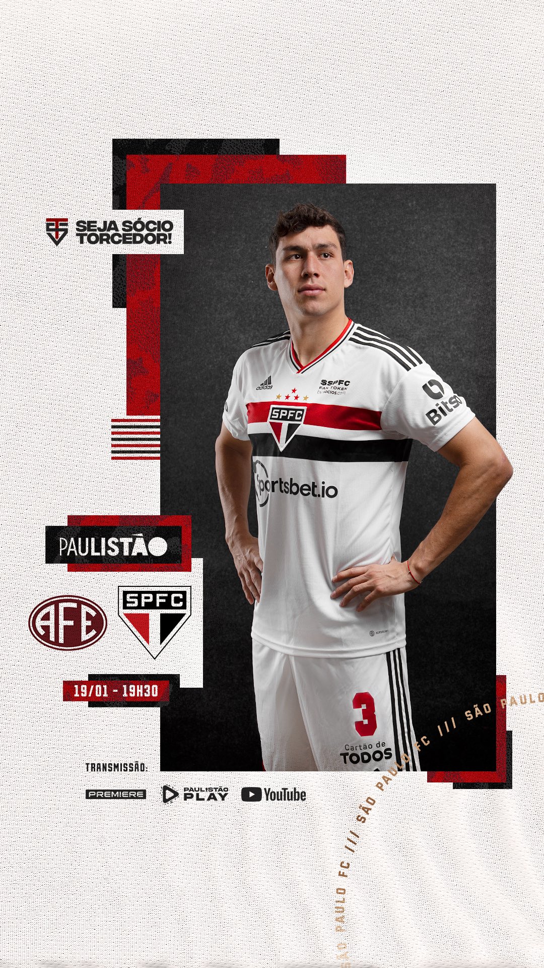 São Paulo FC on X: Nossos próximos jogos, pelo @Paulistao: 🗓 19/01  (quinta), 19h30 🆚 Ferroviária 🏟 Fonte Luminosa 📍 Araraquara (SP) 🗓  22/01 (domingo), 16h 🆚 Palmeiras 🏟 Allianz Parque 📍