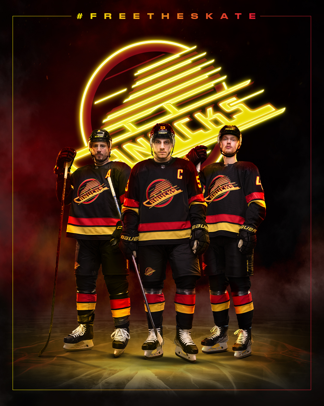 Canucks unveil new third jerseys on night they honour Gino Odjick