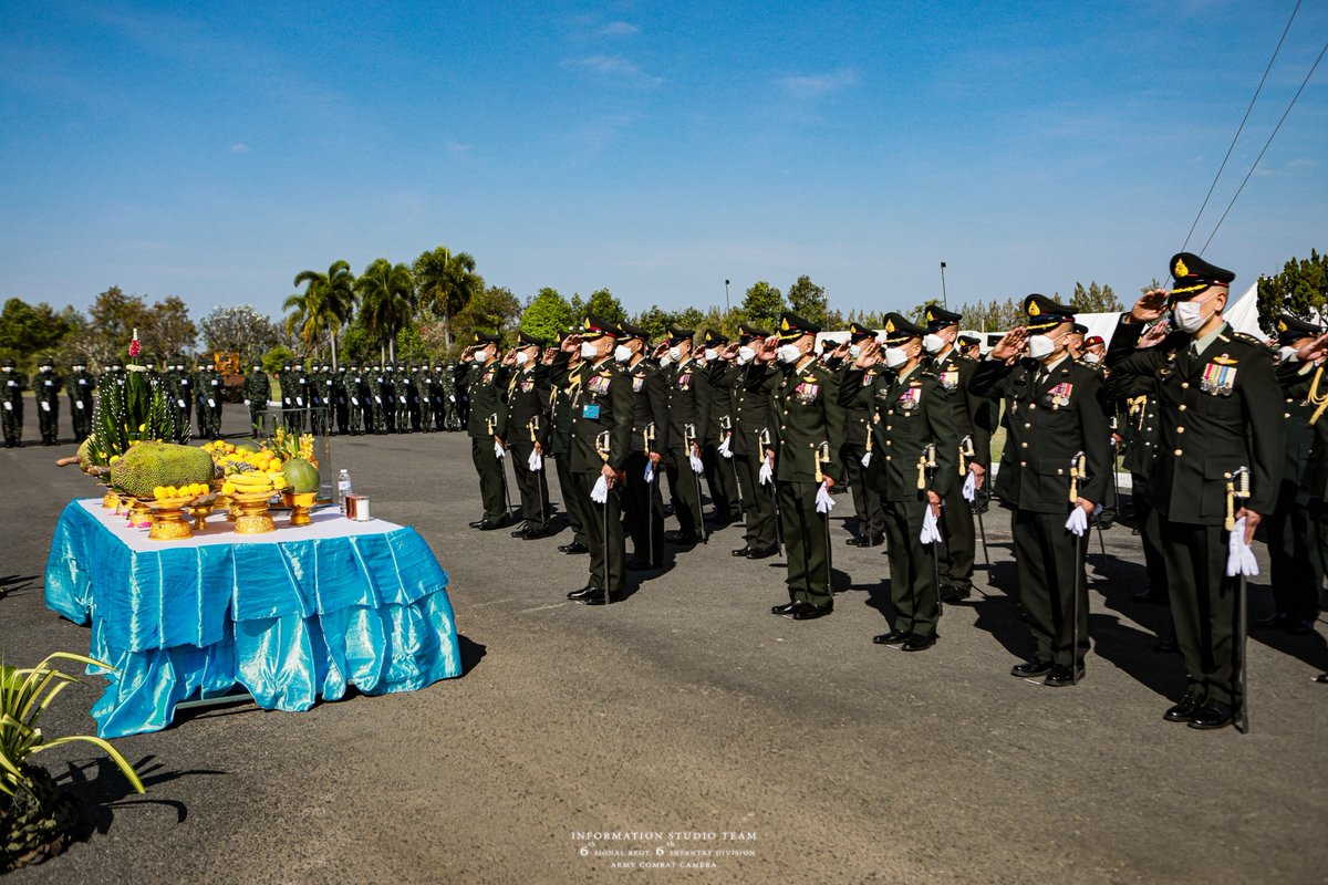 infdiv6's tweet photo. สักการะน้อมรำลึก วีรชนเหล่าผู้กล้า เนื่องในวันกองทัพไทย

https://t.co/Ej5IGrSxBk

#วันกองทัพไทย
#วันกองทัพบก
#ArmySpirit
#กองพลทหารราบที่6
#กองทัพภาคที่2
#กองทัพบก https://t.co/DCMKYalKP5