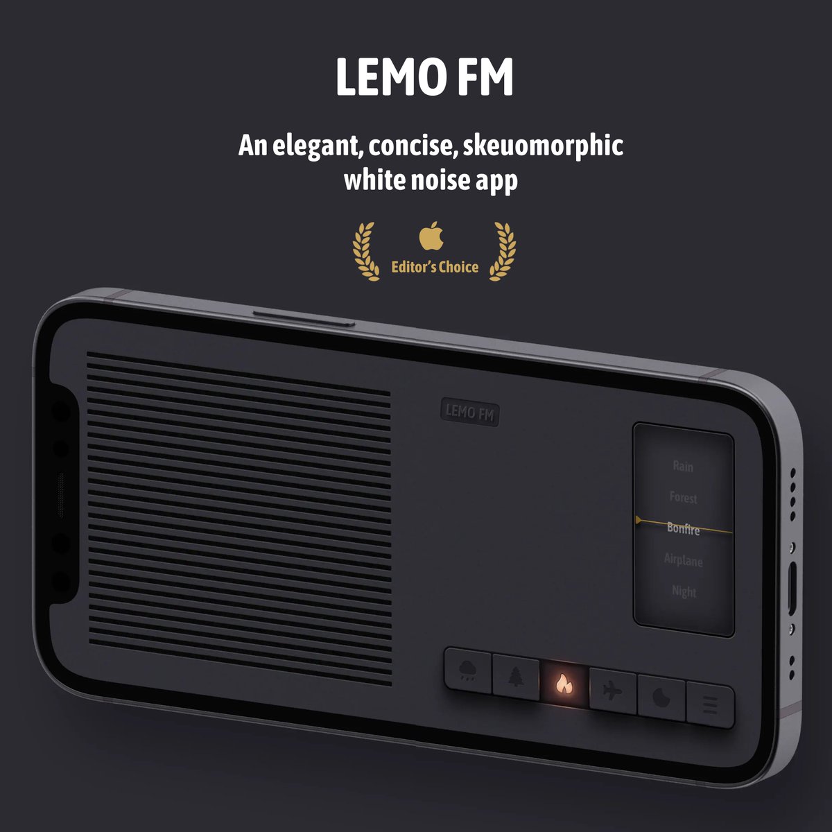 lemo_app's tweet photo. LEMO FM was honored to be featured as the App Store EDITOR'S CHOICE of the Week! ❤️ #lemofm https://t.co/S5oc7AMdFo