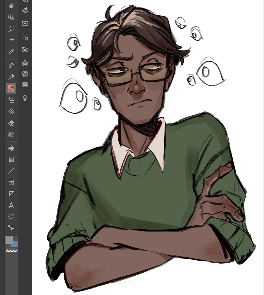PinchofPeppers's tweet photo. Yeah, this looks much better. I want to draw more Jonathan Sims.
#tma #themagnusarchives https://t.co/Yleu4zZbui