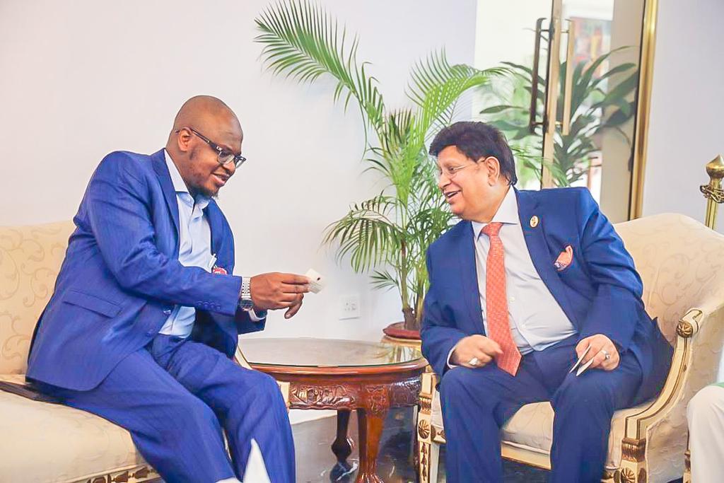 ProfIsaPantami's tweet photo. With the Foreign Affairs Minister. https://t.co/4PEIkQK3YG