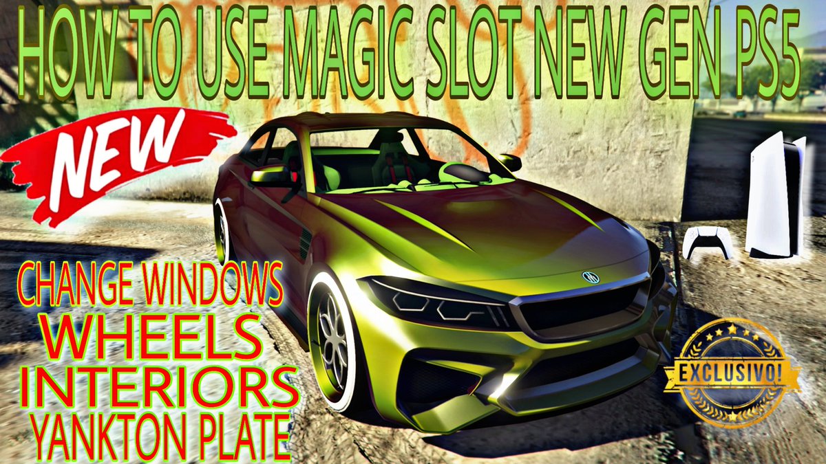 🔥🔥🔥BRAND NEW HOW TO USE MAGIC SLOT GTA 5 ONLINE NEW GEN PS5🔥🔥🔥
youtu.be/U-oDoGPxdOg
✅ subscrive YouTube channel
✅ retweet and follow
✅less the ❤️