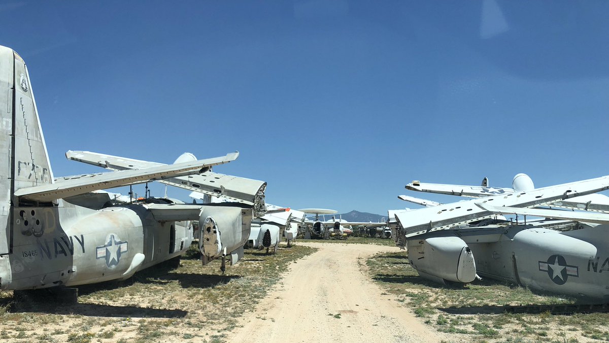 It’s stoof heaven here in #Tucson, just a few S-2 Trackers. #flynavy #s2tracker #aviationsafari #aviationpreservation #boneyardsafari