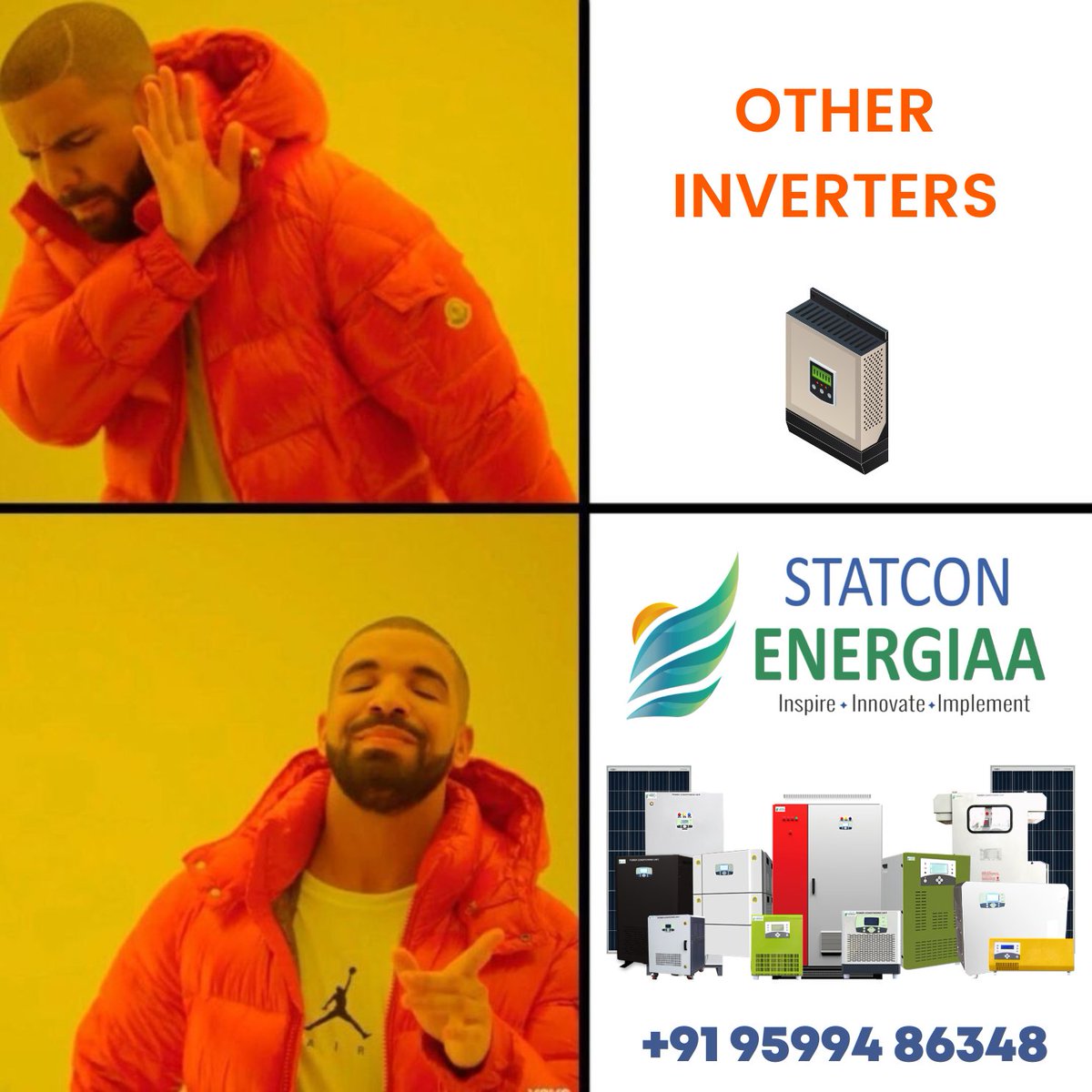 StatconEnergiaa's tweet photo. Don't get left in the dark by other inverters, switch to Statcon Energiaa and experience true grid-interactive power.

#offgrid #inverter #solarpower #GridInteractive #SolarInverter #BestInverter #statconenergiaa #hybridsolar #cleanenergy https://t.co/TrsiAiQdRA