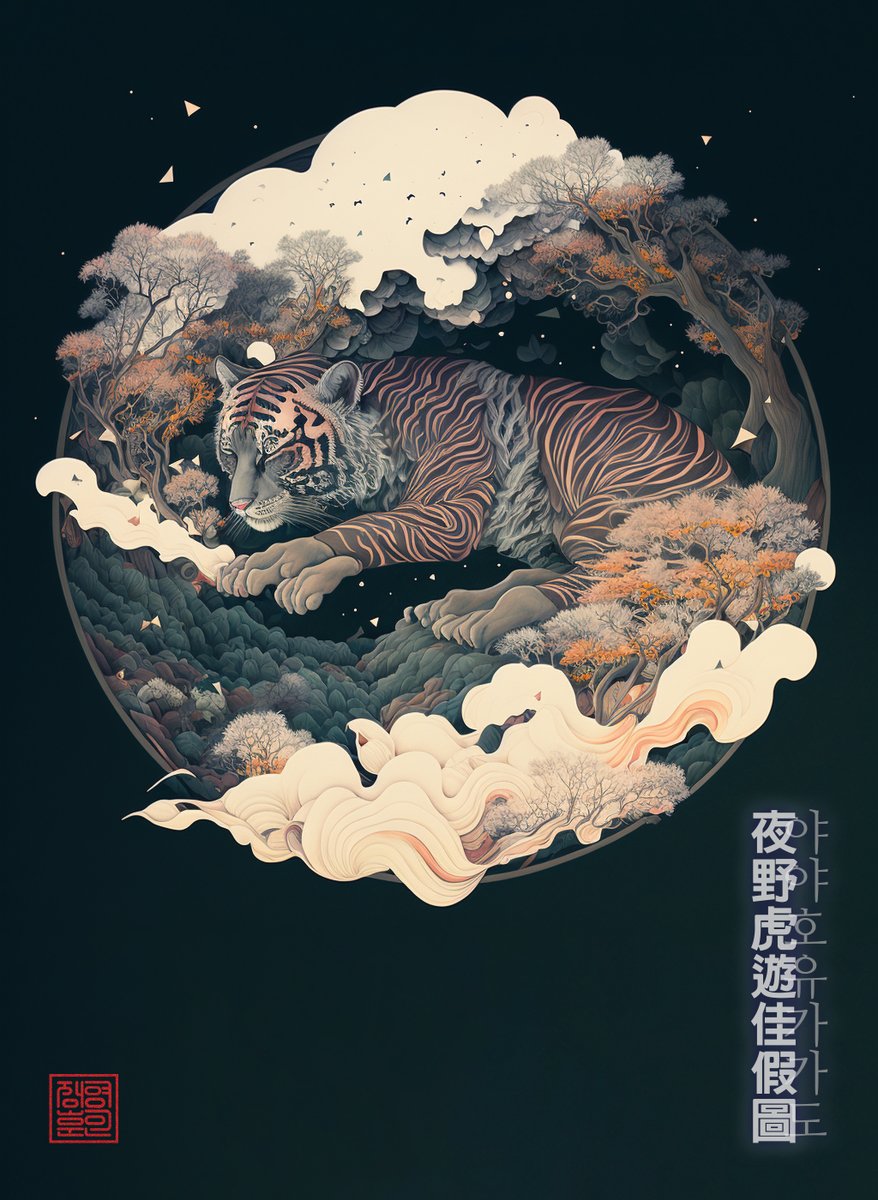 ARTIST_JYH's tweet photo. TIGER ART: YAYAHOYOUGAGADO (야야호유가가도, 夜野虎遊佳假圖)
Open Sea Release
https://t.co/rh03DNASuq
Digital Art #NFT #MediaArt #curious #surreal #mysterious #NFTArt #criptopunks #nftcommunity #nftcollection #digitalart #clubhouse #Transformer #Korea #Garden #Tiger #Zodiac https://t.co/TCMPhCWtzp