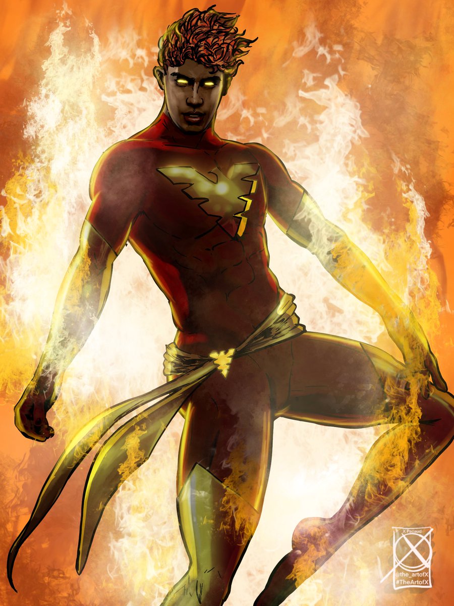 joshmloz as the amazing Phoenix. Such an honor to get to draw him