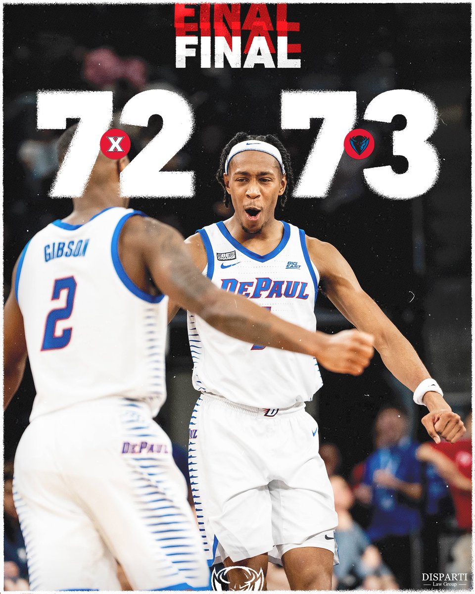 DePaulHoops's tweet image. WHAT. A. WIN.

#BlueGrit 🔵😈