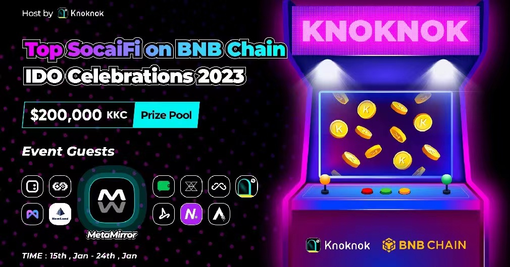 Auth3MetaMirror's tweet photo. 📣📣We are proud to have our new partner @knoknok_elf onboard MBuddy Poral!
🚀Celebrate Top SocialFi #knoknok on BNB Chain $KKC Token Launch Coming Soon🎉

🪙20 PPL Share 20000 $KKC
Join:https://t.co/XNqJZVeI9v

#Giveaway #partnership #BSC https://t.co/Mmnuye9xHc