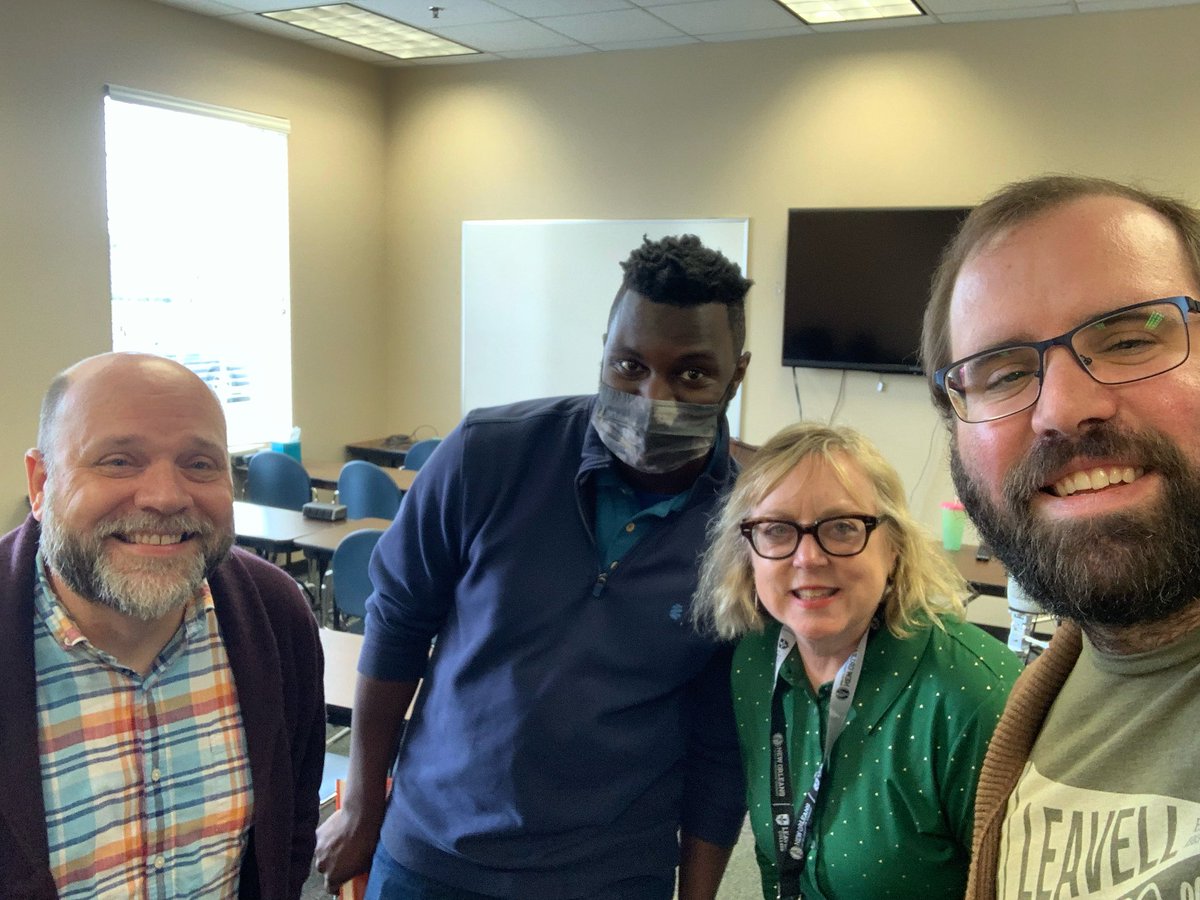 KSPrior's tweet image. Got to hang out a little bit in the counseling department at @NOBTS today. (No, they didn’t fix me!)