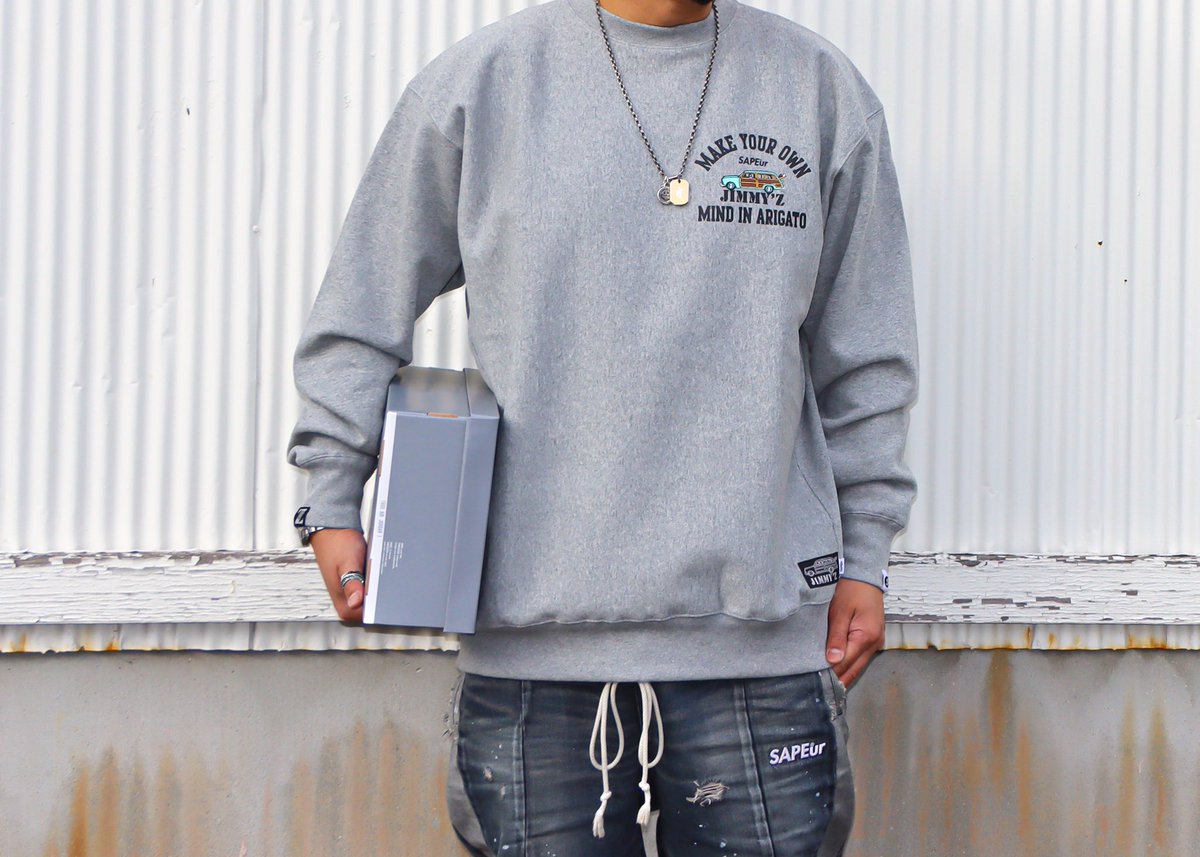 正規品】 JIMMYZ×SAPEur SWEAT □グレーM□ tdh-latinoamerica.de