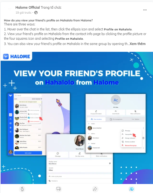 wang_jaydan's tweet photo. How do you view your friend's profile on Hahalolo from Halome?
#travel #halome #hahalolo
See here: https://t.co/mGuJYITtVz https://t.co/Gtps3pqfhl