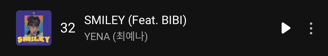 🎉 SMiLEY 2022년 멜론 연간 차트 TOP100 32위

2022년 한 해 덕분에 행복했어 SMiLEY , 예나야

#최예나 #예나 #YENA #SMiLEY