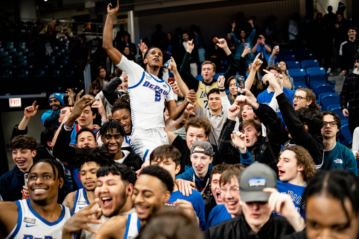 DePaulAthletics's tweet photo. DOWN GOES #8 https://t.co/W05Az8HpeH