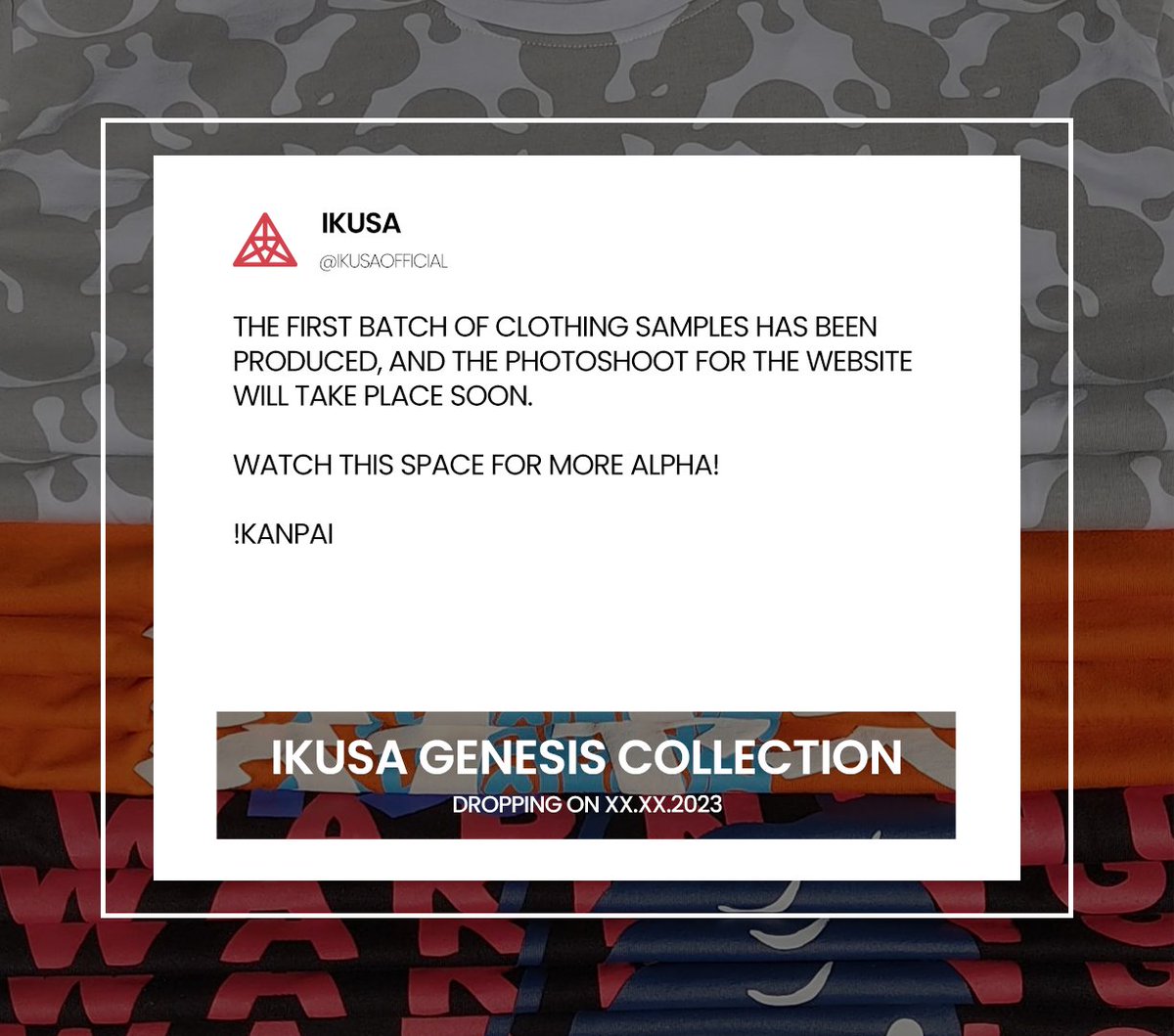 In life, there will always be growth and failure; to live is to experience this and strive towards your ultimate goal overcoming challenges.

Ikusa is committed to constant growth, a common goal shared by the dev team and Soseiki holders. 

#enterthetunnel to join our journey!