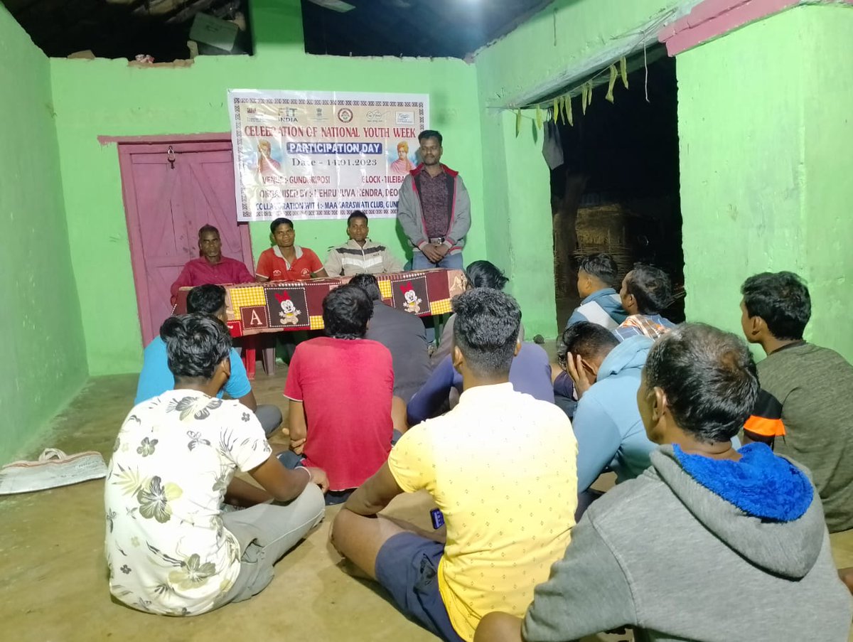 mybharatdeogarh's tweet photo. Celebration of National Youth Week,Participation Day on date 14.01.2023 Organized by Nehru Yuva Kendra,Deogarh
#Celebrationofnationalyouthweek
#Participationday
#NYKSINDIA https://t.co/Ez5ZKwYiNT