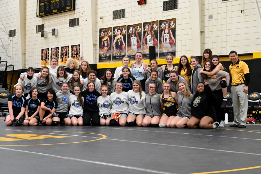 NATigerAthletic's tweet photo. Girls Wrestling Recap: NA tops Seneca Valley, 57-18, in program's first ever section meet. Congrats to @NaGirlsWrestle and @SV_Sports for a great and historic night!

🔗- https://t.co/Hh2uCMUccp https://t.co/8z8xaQUDld