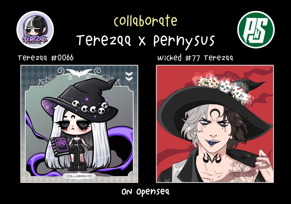 ‼️NEW DROP‼️
🔥I'm Wicked🔥
😈Terezaa x Pernysus😈
collaborate with @TheWickedFight 
.
TEREZAA >> 
opensea.io/assets/ethereu…
PERNYSUS >> 
opensea.io/assets/ethereu…
.
#Terezaa #Pernysus #Wicked #NFTCommumity #NFTthailand