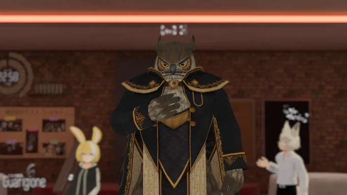 #イケボ喫茶初めてながらてんりゅーさんと一緒にイケボ喫茶にお邪魔していました!本当に皆さん声がいい…!店長さんめちゃめちゃカッコよかった…!いはらさんといっぱいお話できて楽しかったです、次はVRで伺いたいと思います! 