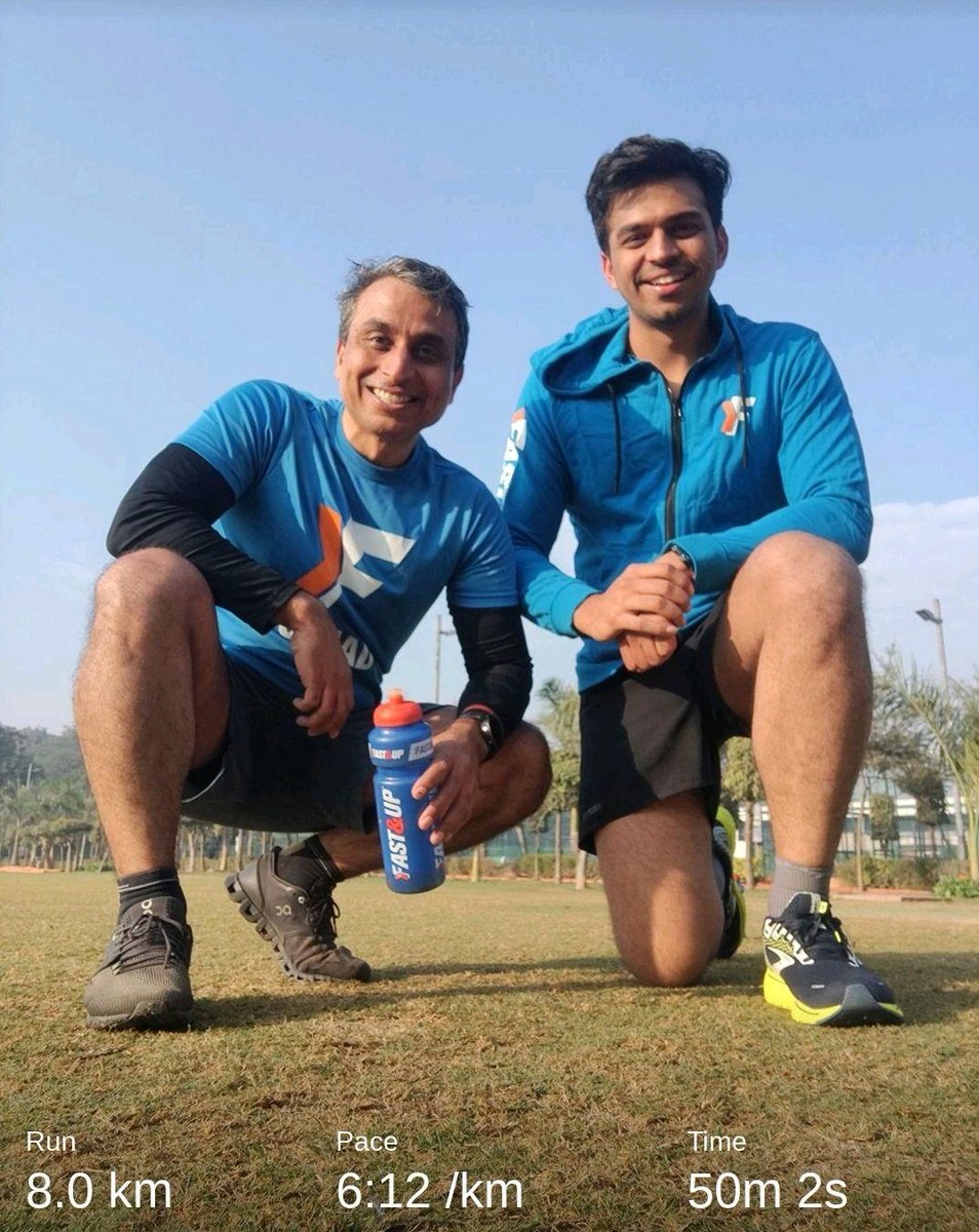 Do it for yourself...
Be your own motivation...
#fathersongoals
#running #FitWithT
#FastandUpIndia
#RunXtreme
@FastandUp_India 
@brooksrunning @brooksrunningIN 
@FitIndiaOff @Garmin_India @run_xtreme