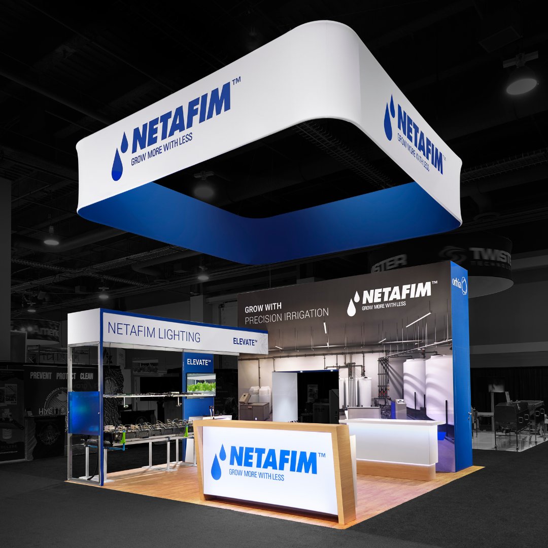 A look at @NetafimUSA's presence at last year's @MJBizDaily.

Are you ready to #exhibithappy? Connect with us today: hubs.li/Q01zJ0Mb0

#NetafimUSA #PrecisionIrrigation #Cultivation #Fertigation #Lighting #GrowMoreWithLess #NetaFlex #netaflexing