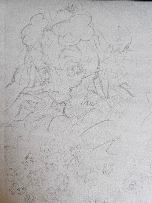 Me nutro constantemente de vídeos, tutoriales y cursos de ilustración, Nunca me he considerado una persona con un
estilo marcado e intento experimentar dibujo que hago. También quiero decir que he tenido libertad absoluta y nadie me ha pedido un estilo concreto en la Japan 