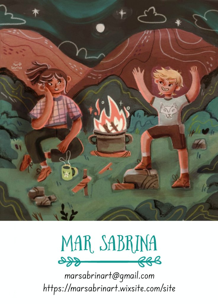 Hi #KidLitArtPostcard!! I'm Mar Sabrina, a freelance illustrator and 2023 Scholastic and WNDB Mentee. I would love to work in cover books and PB for children's publishing. Currently looking for representation!!

🌟 bit.ly/marsabrinart