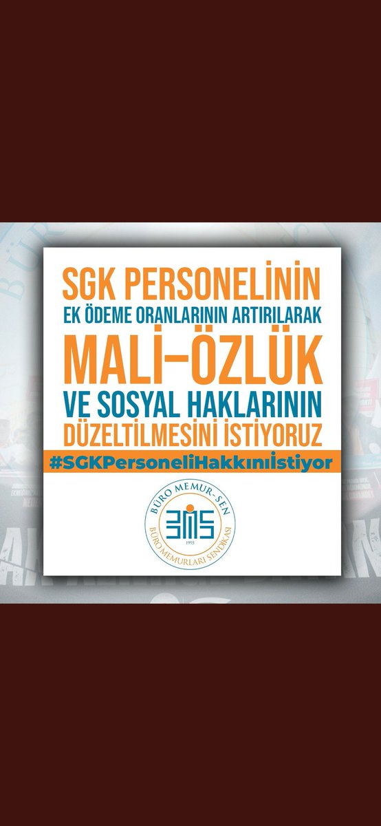 mhmtkrc03's tweet photo. #SGKPersoneliHakkınıİstiyor
#sgkpersoneliyalniz
#SGKPersoneliMutsuz
#sgktazminatikramiye 
#sgklı2000sonrasınaşimdiadalet
666 sayılı KHK ile hak kaybına maruz kalmış SGK Personelinin Ek Ödeme Oranlarının artırılarak mali, özlük ve sosyal haklarının düzeltilmesini istiyoruz. https://t.co/pLuoyQi6cP
