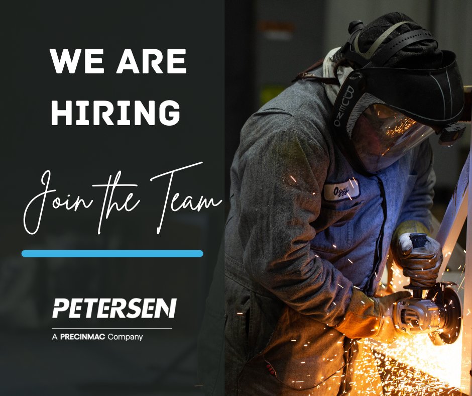 We are currently hiring team members for both Utah and Idaho! recruiting.paylocity.com/recruiting/job… #welder #machinist #peterseninc #precinmac