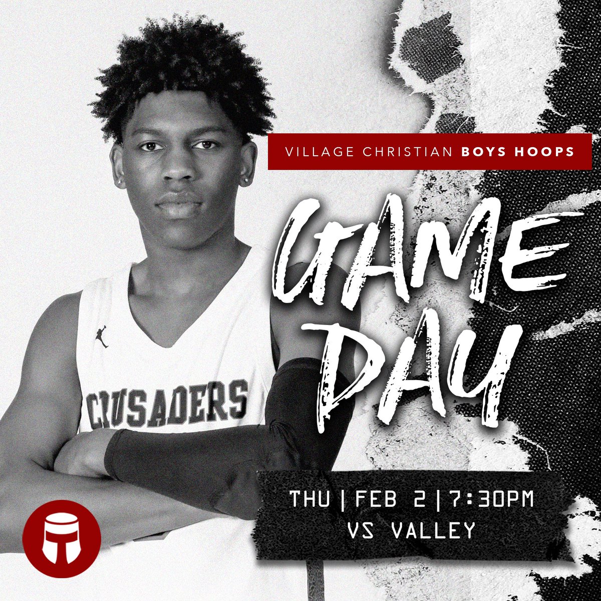 IT’S GAME DAY
VCS Boys Hoops takes on Valley Christian tonight in the Kendall Pavilion on Senior Night with a share of the league title on the line!

Get your tickets on GoFan:
gofan.co/app/school/CA1…

F/S plays at 3PM and JV at 4:30PM.

Go Crusaders!
_____
#VCSFamily #CRUNITED