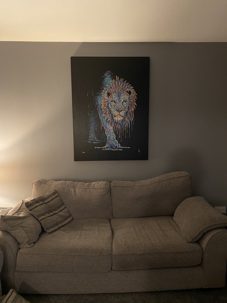 My <a href="/OxleyBob/">Robert Oxley</a> artwork arrived today!🥳
I’m over the moon with it and can’t wait to get it framed properly.