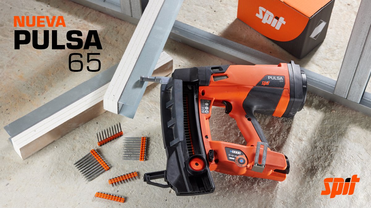 👆NUEVA clavadora SPIT PULSA 65 en la red PULSA PARTNER.
En abril estará disponible en todos los distribuidores oficiales SPIT.

Clavos de 15mm hasta 65mm y con 10.000 disparos por carga de batería.

👉 Leer más: spitpaslode.es/es/noticias/la…

#Spit #Pulsa65 #ITWConstructionIberia