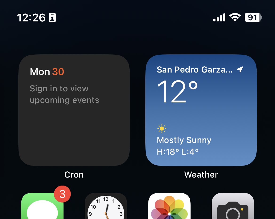 jreynaf's tweet photo. @Cron iOS widget &amp; notifications not working for me, am I the only one? https://t.co/oBiOXmli4s