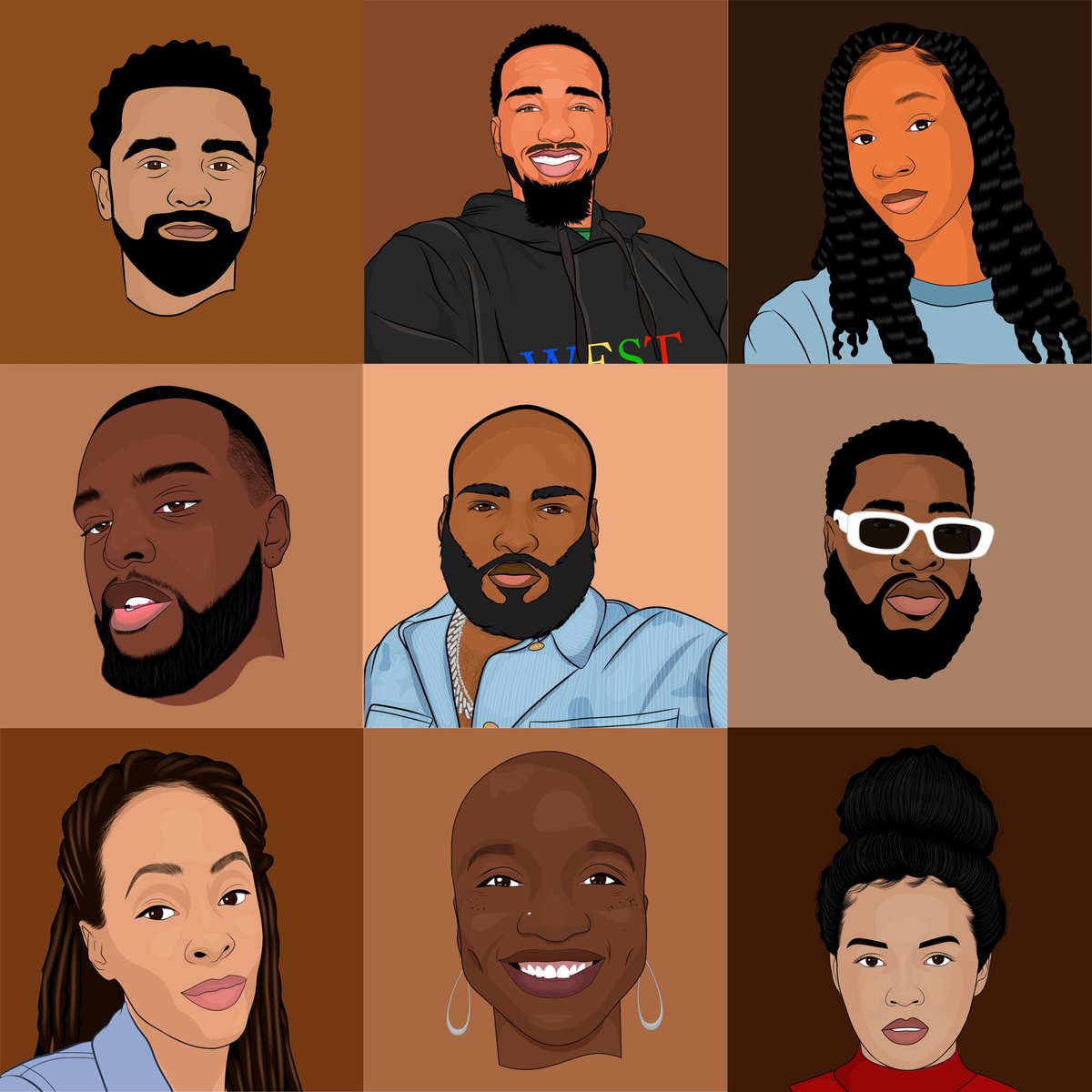 septmbr (@septmbr) on Twitter photo BLACK PEOPLE. Im illustrating us for #BHM . If you want a free illustration, RT this & drop a selfie. #BlackHistoryMonth BLACK PEOPLE. Im illustrating us for #BHM . If you want a free illustration, RT this & drop a selfie. #BlackHistoryMonth