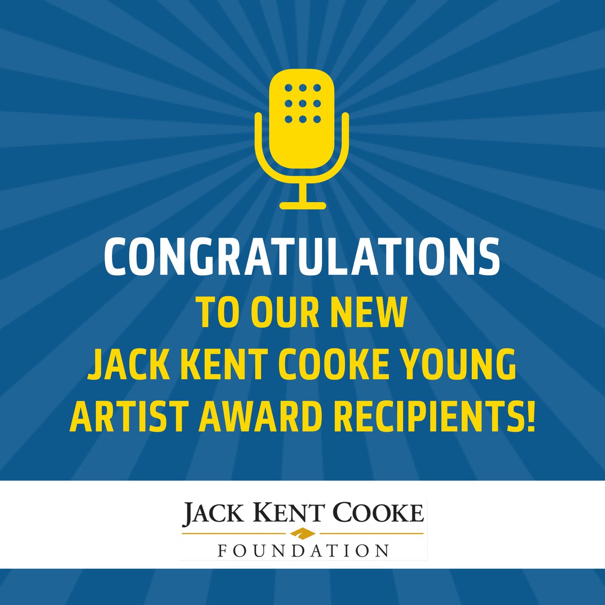 classicalkid's tweet image. Congratulations to ten new recipients of the Jack Kent Cooke Young Artist Award. They will receive up to $10,000, have been accepted to From the Top’s Learning and Media Lab Fellowship, and will appear on From the Top’s NPR radio program. @TheJKCF @nprmusic