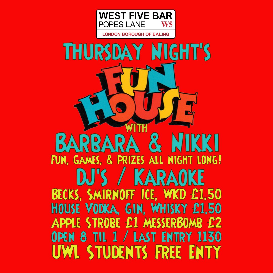 West 5 Bar tweet media