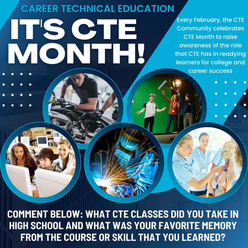 What CTE classes did you take in high school? Comment below!