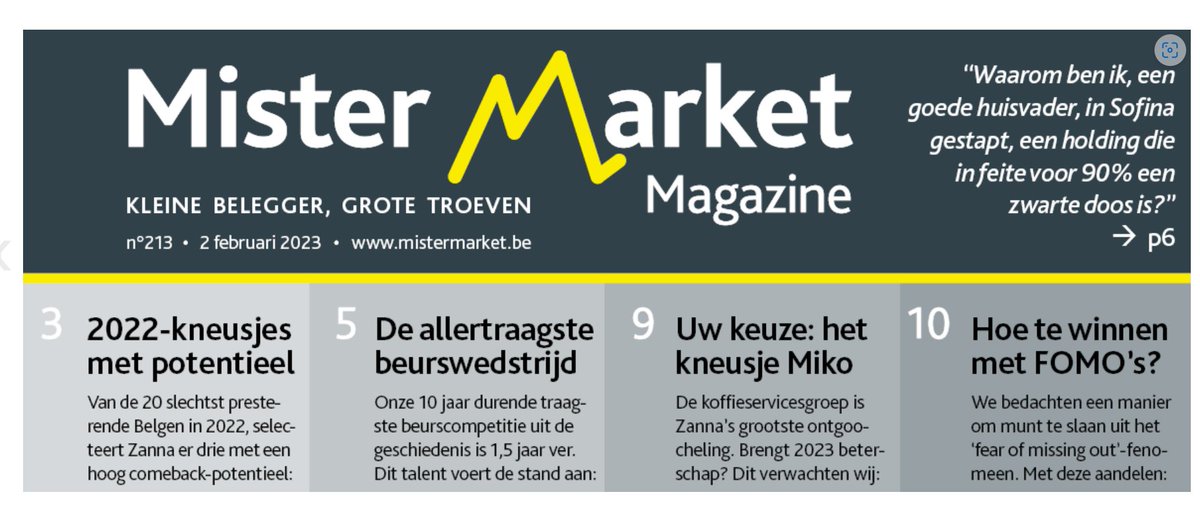 Peter De Neve (@pdeneve1) on Twitter photo Waarom beleggen in #sofina ? Wie neemt de kop in de traagste beurswedstrijd uit de geschiedenis ? Tijd voor een kopje koffie #miko <a href="/GertBakelants/">Gert Bakelants</a> <a href="/IDeWitte/">Ilse De Witte</a> <a href="/TSimonts/">Tom Simonts</a> <a href="/KurtVansteeland/">Kurt Vansteeland</a> <a href="/SamHollanders/">Sam Hollanders</a> <a href="/Mr_Market_Mag/">Pierre Huylenbroeck</a> <a href="/Sjlot/">Charlotte Van Brabander</a> Waarom beleggen in #sofina ? Wie neemt de kop in de traagste beurswedstrijd uit de geschiedenis ? Tijd voor een kopje koffie #miko <a href="/GertBakelants/">Gert Bakelants</a> <a href="/IDeWitte/">Ilse De Witte</a> <a href="/TSimonts/">Tom Simonts</a> <a href="/KurtVansteeland/">Kurt Vansteeland</a> <a href="/SamHollanders/">Sam Hollanders</a> <a href="/Mr_Market_Mag/">Pierre Huylenbroeck</a> <a href="/Sjlot/">Charlotte Van Brabander</a>