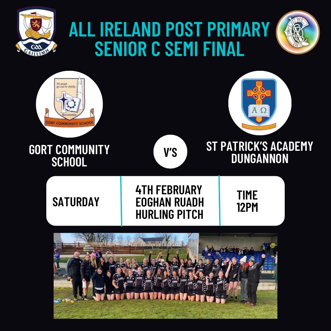 test Twitter Media - It is a massive weekend for the All Ireland Post Primary Senior A, C and D Championships this weekend with 3 Galway schools looking to bag their spots in the All Ireland Finals! 

We would like to wish Presentation College Athenry in the Senior A semi final, Gort Community https://t.co/HztAAJvfMK