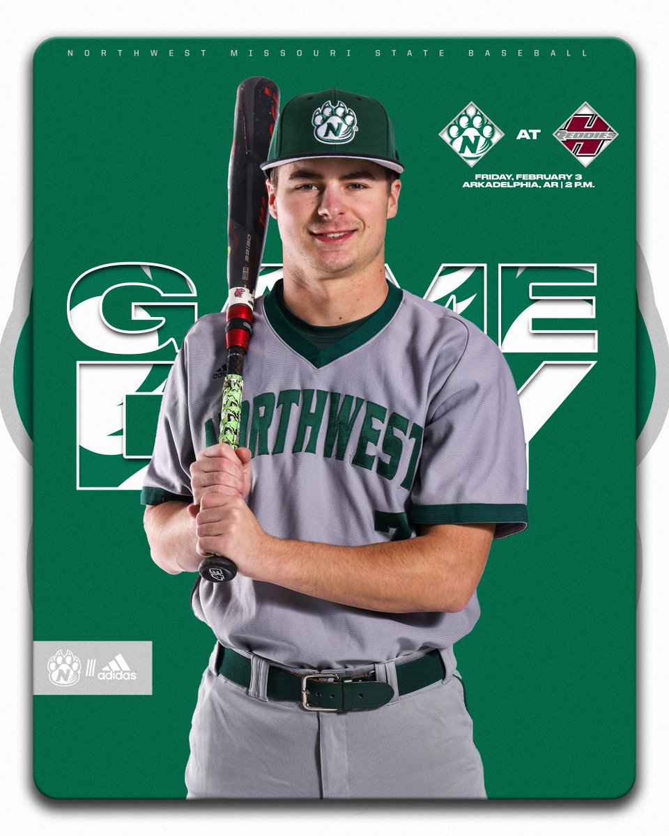 NWBearcatBSB's tweet image. ‼️ GAME DAY ‼️

🆚 Henderson State
⏰ : 2 p.m.
📍 : Arkadelphia, AR
📊 : bit.ly/3X1Vj9g