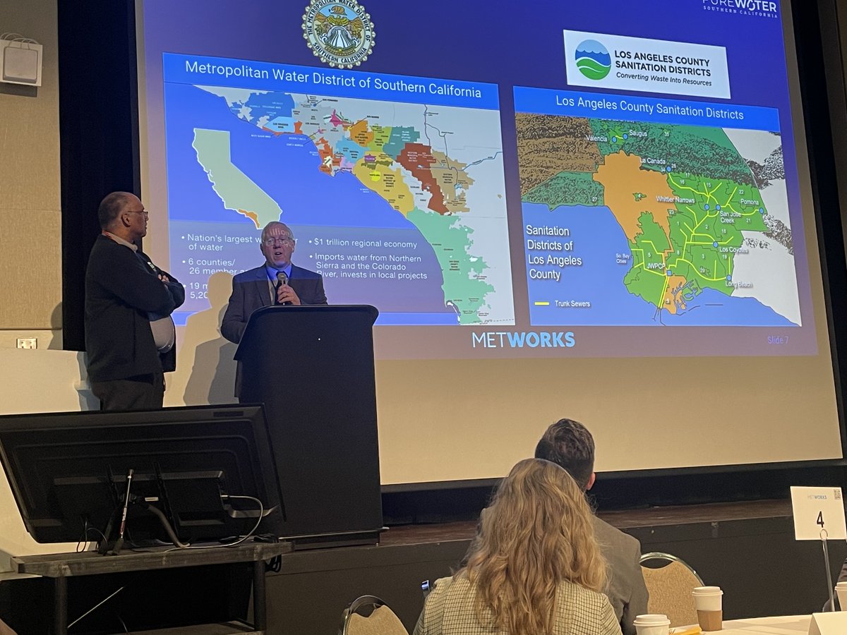 mwdh2o's tweet photo. We are hosting prospective contractors at our #MetWorks Industry Day where businesses large and small are learning how they can bid on future projects. Over the next 10 years, MWD plans to spend $3.2B to upgrade infrastructure as part of our on-going capital investment program. https://t.co/GbM8lKBkbp