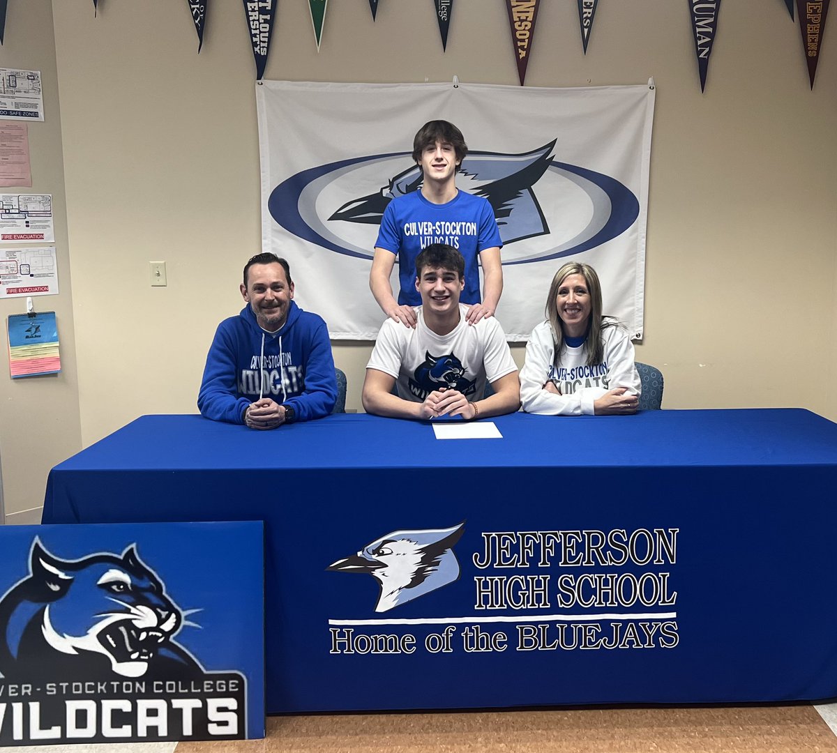 Had a great signing day yesterday, it finally feels official. Being able to play the sport I love at the collegiate level is all I could ask for. I can’t wait to grow as a person at Culver-Stockton, and most importantly, be able to compete! @R7_Football @CSCwildcatsFB #GoWildcats